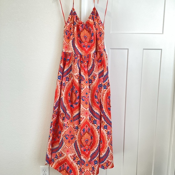 Love the Label Rita Halter A-Line Midi Dress Anthropologie NEW XL - Picture 5 of 16